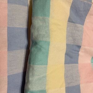 Pastel striped duvet cover set